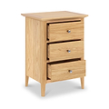 Towan Small 3 Drawer Bedside from Roseland Furniture