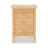 Towan Small 3 Drawer Bedside from Roseland Furniture