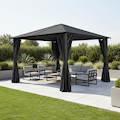 Titan 3m x 3m Galvanised Steel Gazebo from Roseland Furniture