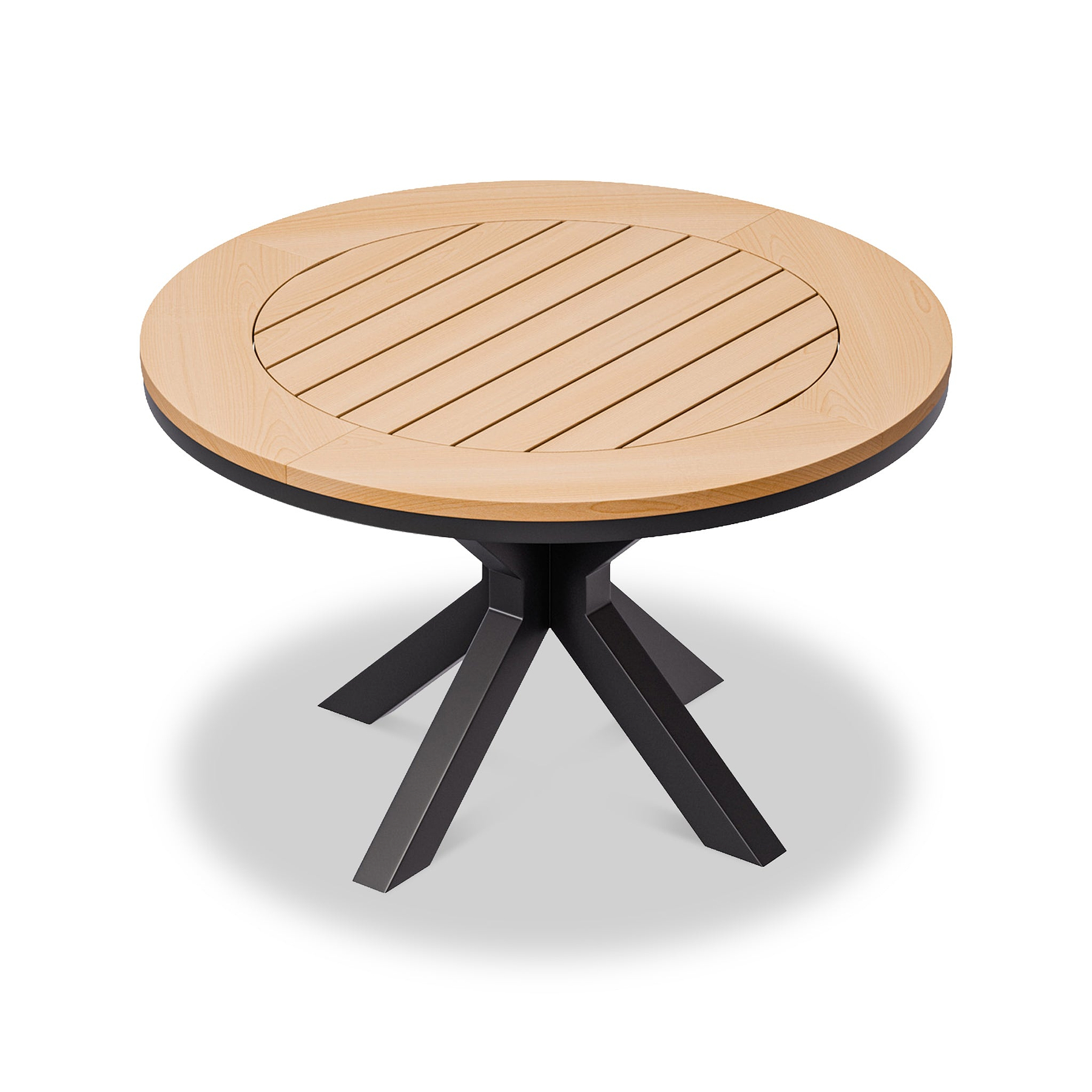 Tuscany 6 Seater Round Dining Set with Eden Night Dining Chairs