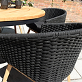 FSC 1 Tuscany 150cm Round Table w 6 Eden Night Chairs from Roseland Furniture