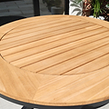 FSC 1 Tuscany 150cm Round Table w 6 Eden Night Chairs from Roseland Furniture