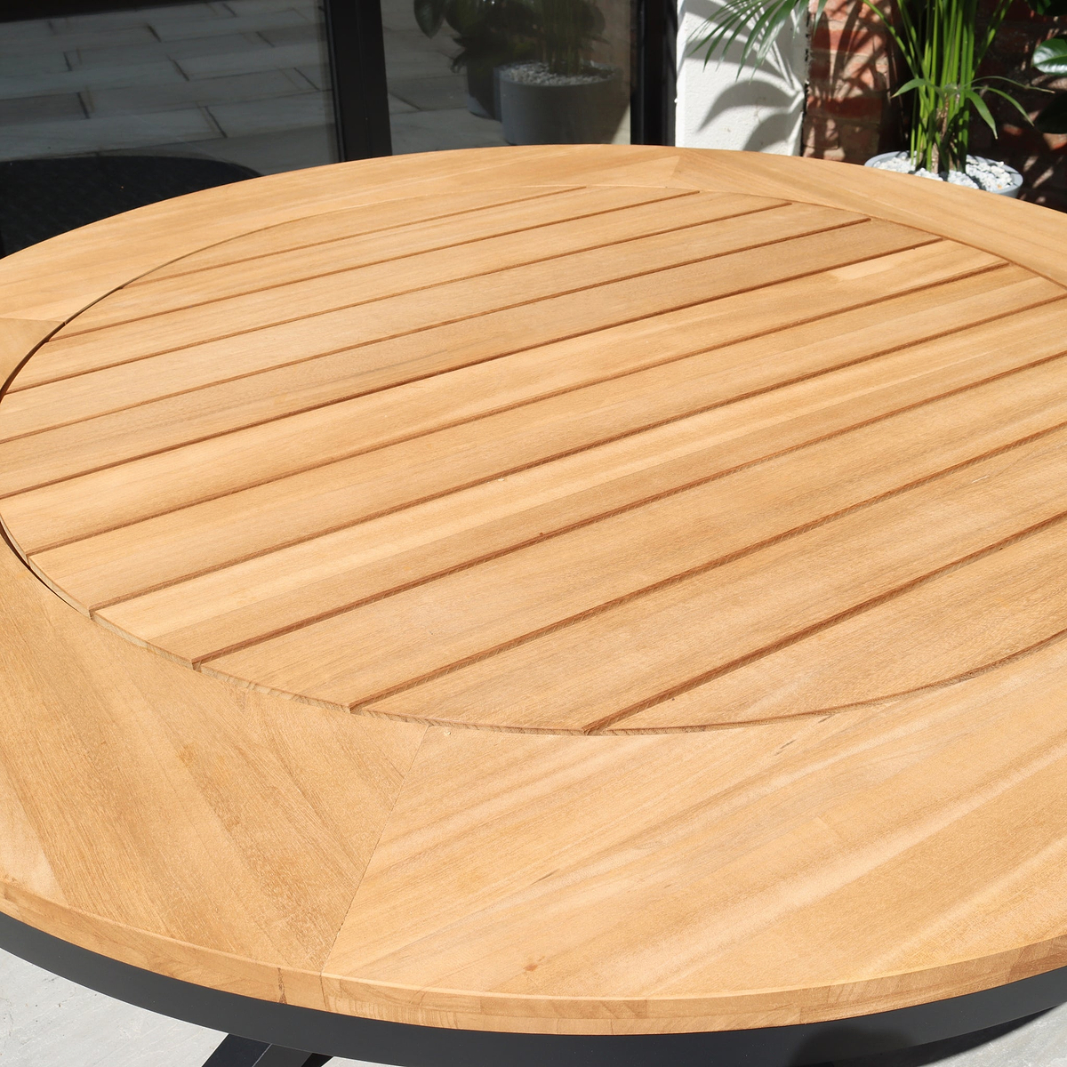 FSC 1 Tuscany 150cm Round Table w 6 Eden Night Chairs from Roseland Furniture