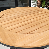 FSC 1 Tuscany 150cm Round Table w 6 Eden Night Chairs from Roseland Furniture