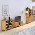 Towan Low Bookcase from Roseland Furniture