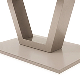 Marco Latte Gloss 160cm Rectangular Dining Table for dining room