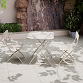 Venice 70cm Square Bistro Set from Roseland Furniture