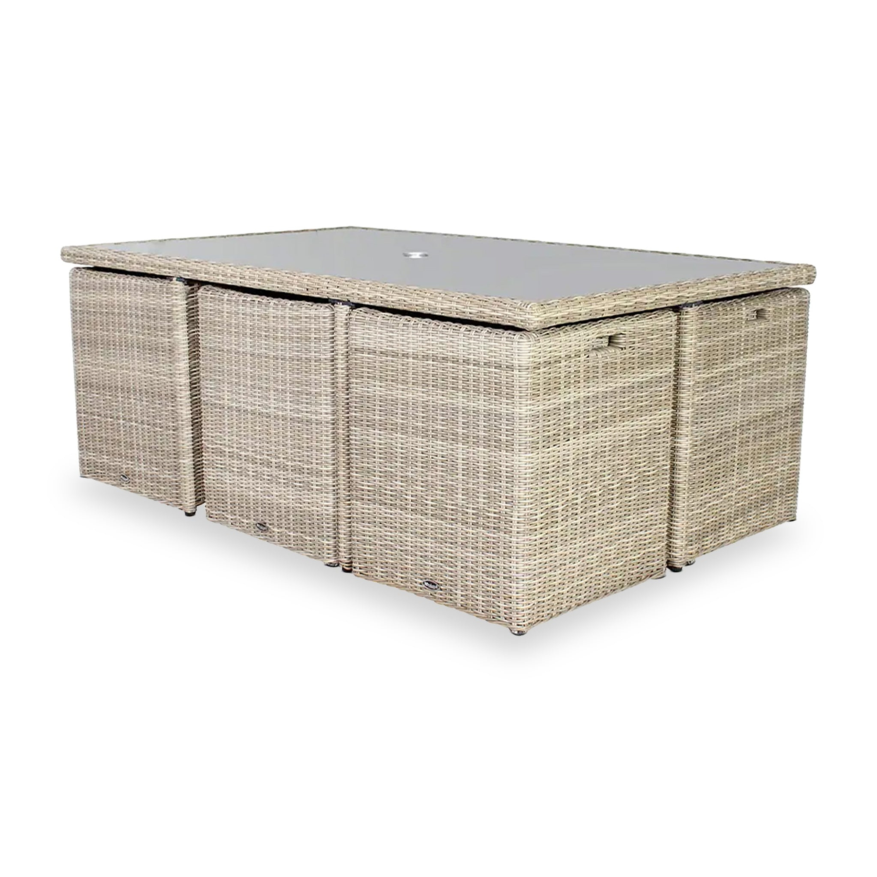 Wentworth Rattan 10 Seater Cube Set