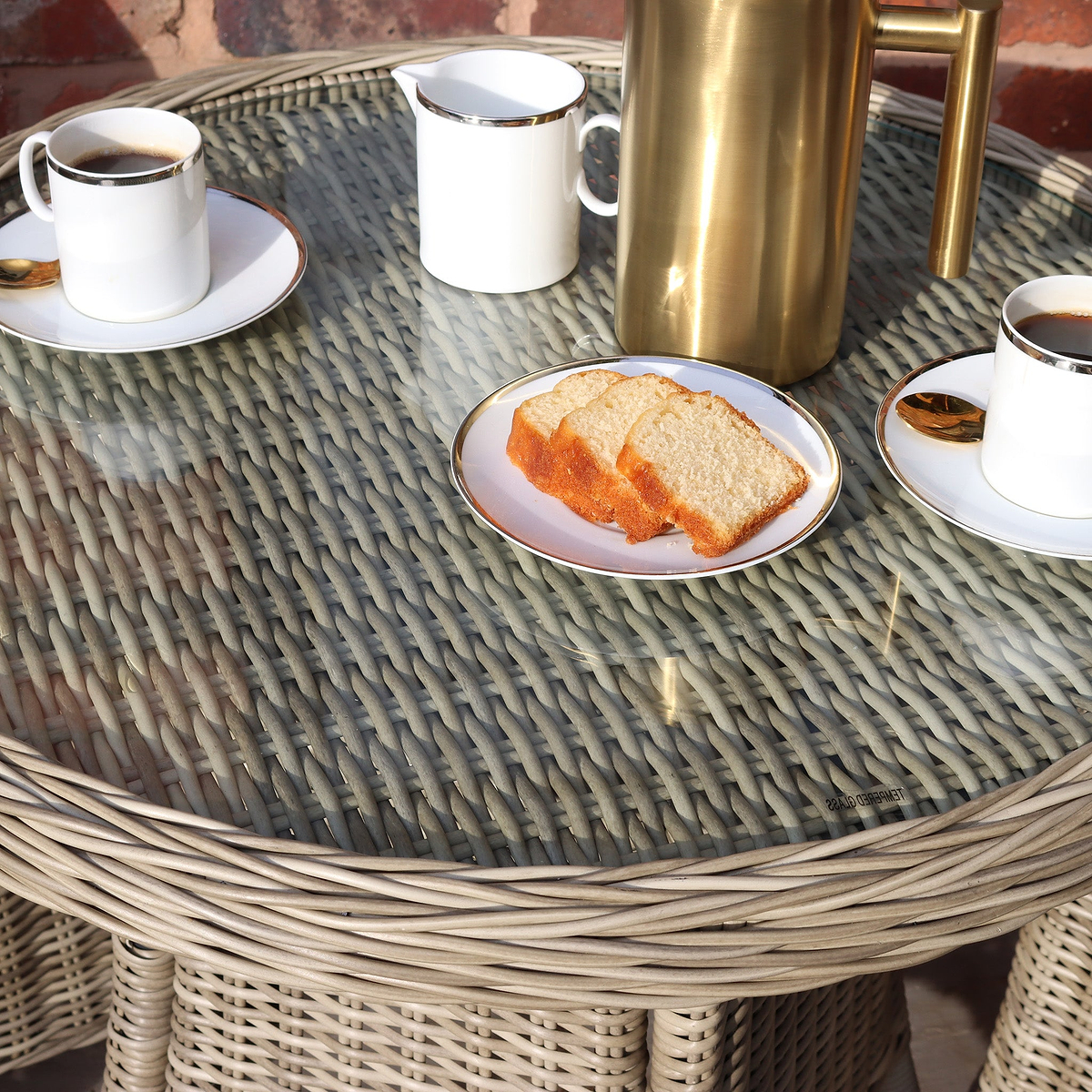 Wentworth 2 Seat Rattan Bistro Set from Roseland Furniture