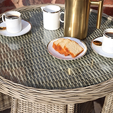 Wentworth 2 Seat Rattan Bistro Set from Roseland Furniture
