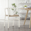 Isla White Dining Chair in a contemporary kitchen from Roseland Furniture