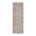 Beige Linton Aztec Design Flatweave Washable Runner Rug from Roseland Furniture