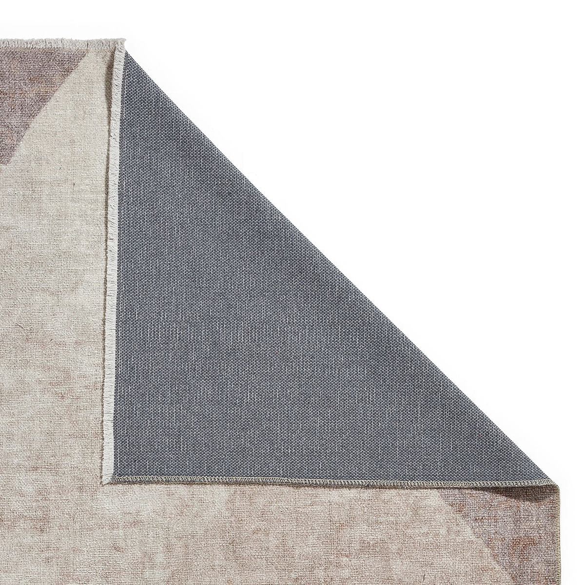 Brown Atherley Diamond Washable Rug from Roseland Furniture