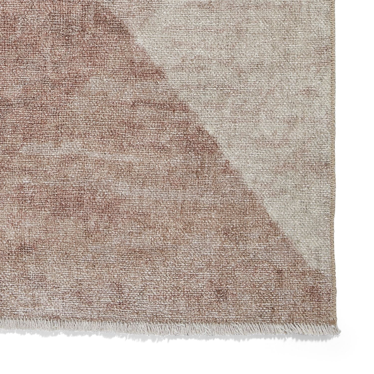 Brown Atherley Diamond Washable Rug from Roseland Furniture