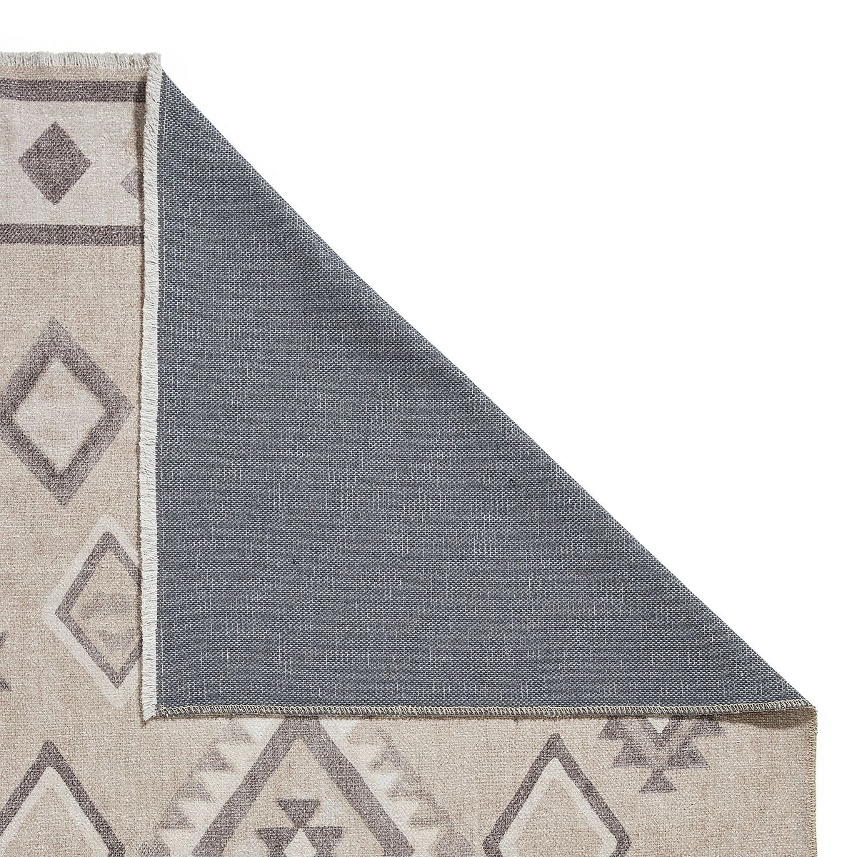 Beige Linton Aztec Design Flatweave Washable Rug from Roseland Furniture