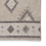 Beige Linton Aztec Design Flatweave Washable Rug from Roseland Furniture