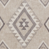 Beige Linton Aztec Design Flatweave Washable Rug from Roseland Furniture