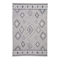 Grey Linton Aztec Design Flatweave Washable Rug from Roseland Furniture
