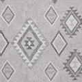 Grey Linton Aztec Design Flatweave Washable Rug from Roseland Furniture