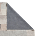Beige Whitaker Abstract Flatweave Washable Rug from Roseland Furniture