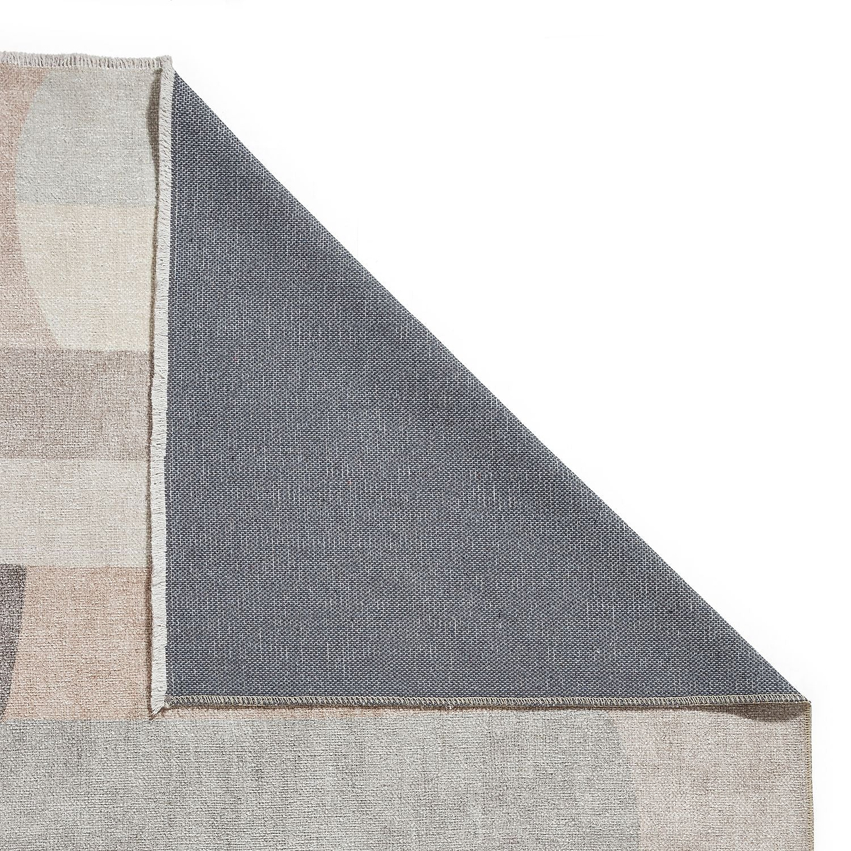 Beige Whitaker Abstract Flatweave Washable Rug from Roseland Furniture