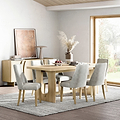 Whitstone Oak Large Extending Dining Table from Roseland Furniture