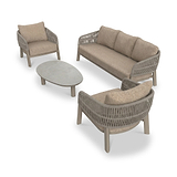 Zuro 5 Seater Lounging Set with Coffee Table from Roseland Furniture