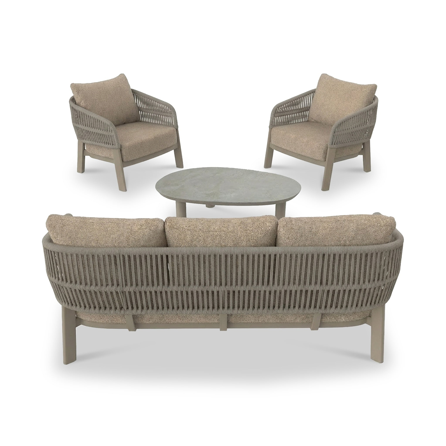 Zuro 5 Seater Lounging Set with Coffee Table from Roseland Furniture