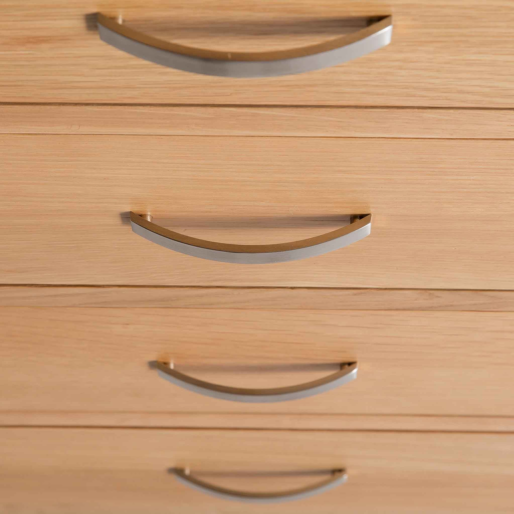 London Oak 2 over 4 chest of drawers from Roseland Furniture