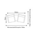 Napoli Acacia Companion Set Dimensions & Size Guide