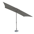 Grey Rectangular Parasol with Grey aluminium Frame from Roseland Home Furniture