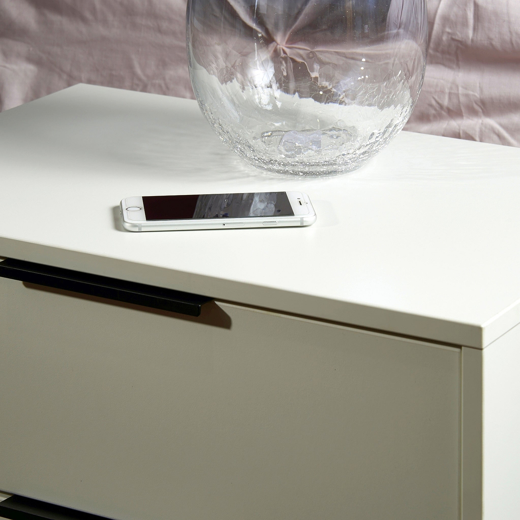 Asher White 3 Drawer Midi Storage Chest dimensions
