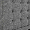 Ashley Grey Upholstered Ottoman Storage Bed 