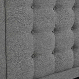 Ashley Grey Upholstered Ottoman Storage Bed 