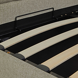 Ashley Oatmeal Upholstered Ottoman Storage Bed 