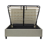 Ashley Oatmeal Upholstered Ottoman Storage Bed 
