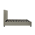 Ashley Oatmeal Upholstered Ottoman Storage Bed 