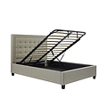 Ashley Oatmeal Upholstered Ottoman Storage Bed 