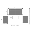 Rattan Lounge Set - Multi Layout 4