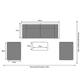 Rattan Lounge Set - Multi Layout 4