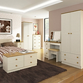 Brixham Cream 2 Door Wardrobe from Roseland