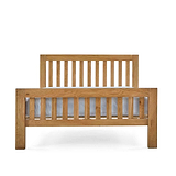 Abbey Grande Oak Bed Frame Double or King Size by Roseland Furniture