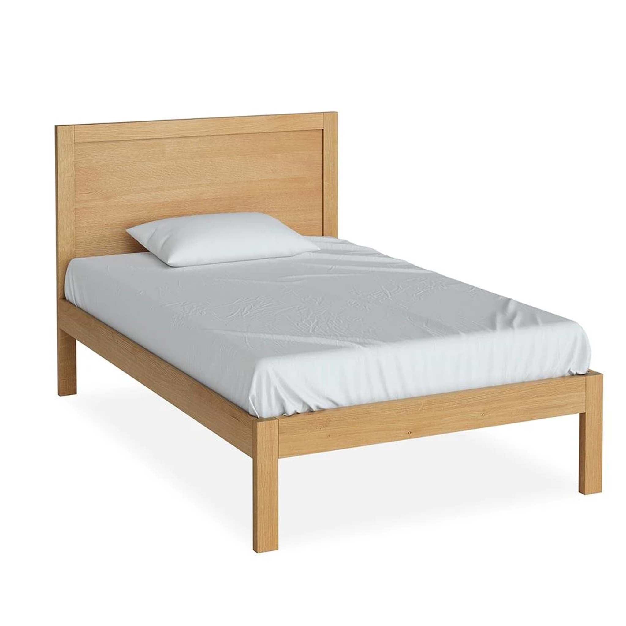 Surrey Oak / Abbey Waxed 4ft Small Double Bed Frame 