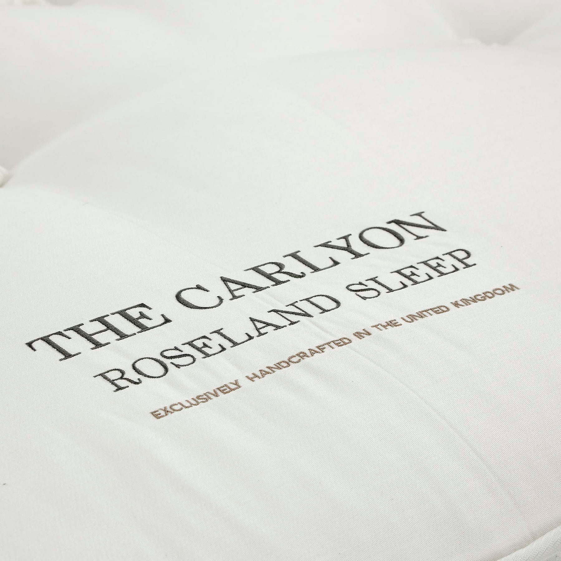 Premium Luxury Pocket Spring Carlyon Mattress label