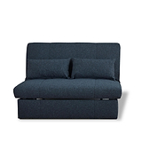 Camille Dark Grey Textured Weave Pull Out Sofa Bed