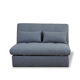 Camille Mid Grey Textured Weave Pull Out Sofa Bed