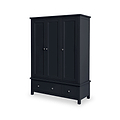 Cornish White Triple Wardrobe from Roseland Furniture