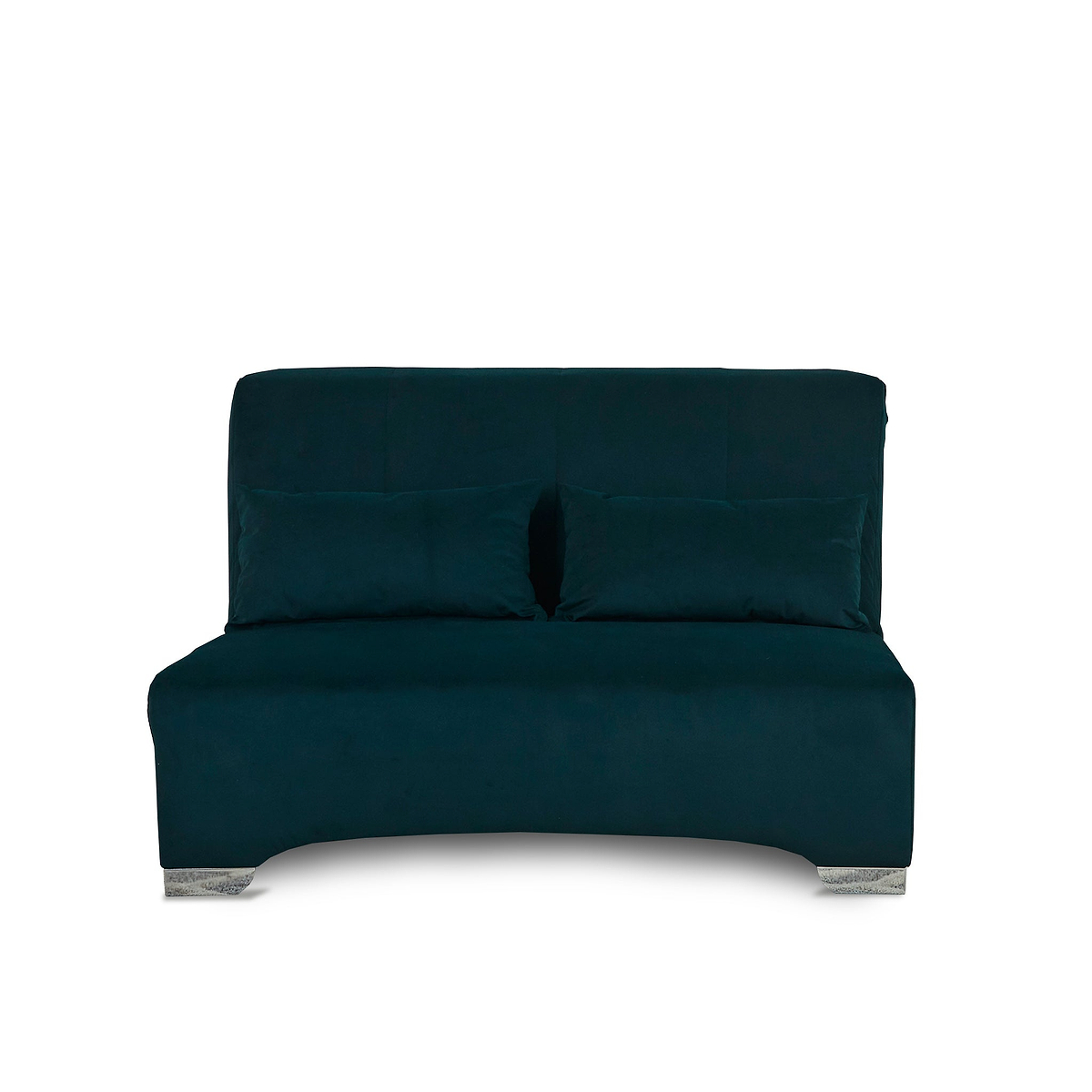 Cortez Bottle Green Velvet Upholstered Pull Out Sofa Bed from Roseland Furniture