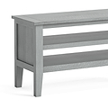 Elise Gris Grey Acacia 90cm TV Unit close up of wooden table top