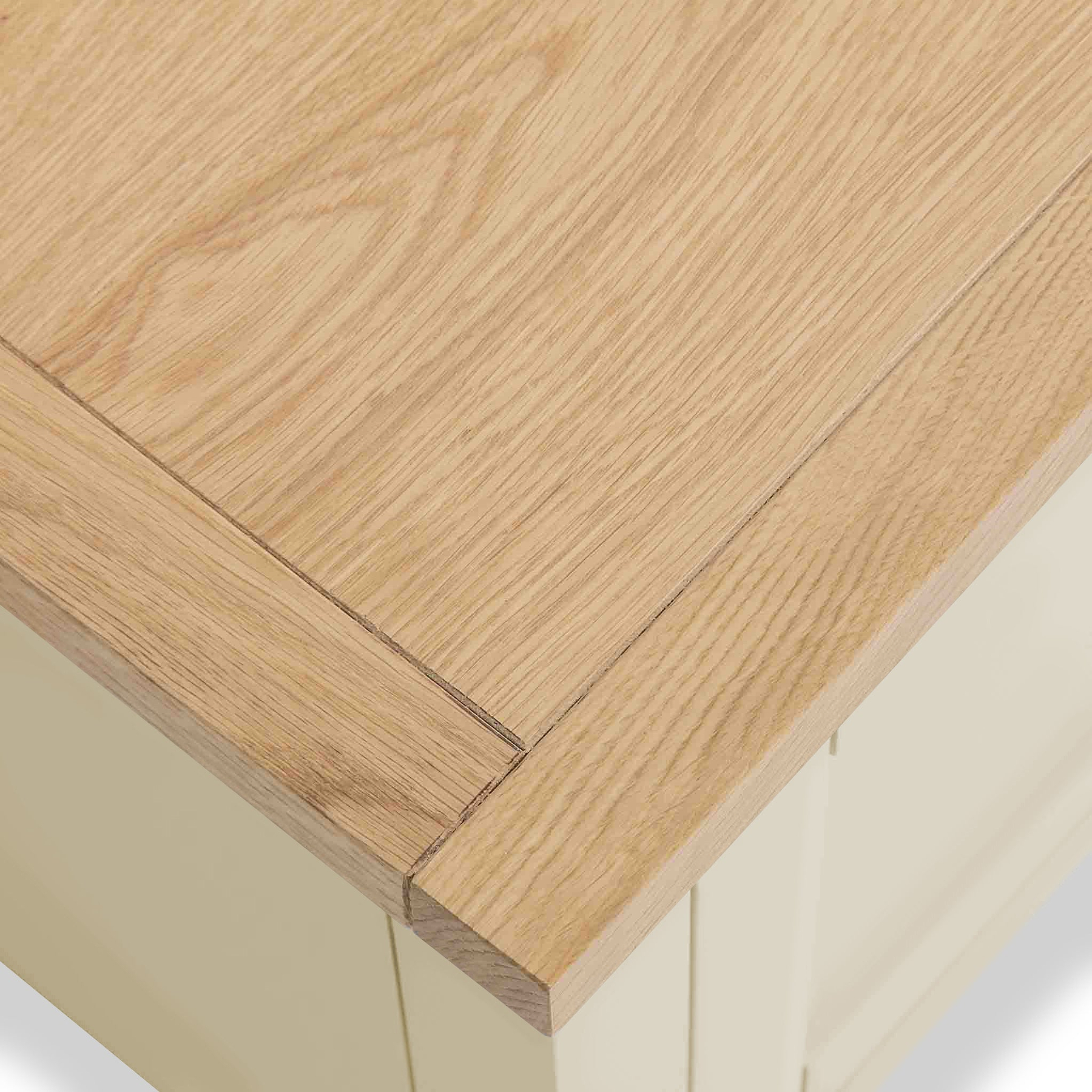 Farrow Cream Corner TV Stand by Roseland Furniture - Top of Cabinet